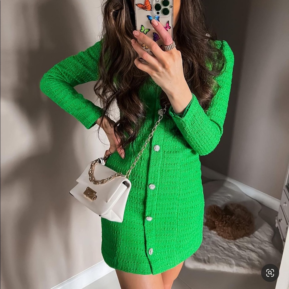 Zara tweed dress bloggers fav - Picture 3 of 16